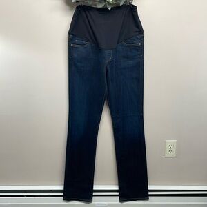 Citizens Of Humanity Maternity Jeans Ava Straight Leg Belly Panel Faith 32